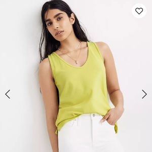 Madewell Tomboy V-Neck Tank Top